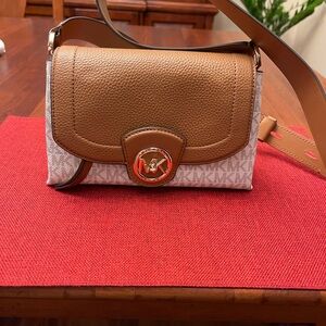 Michael Kors Brown and Beige Women's Bag